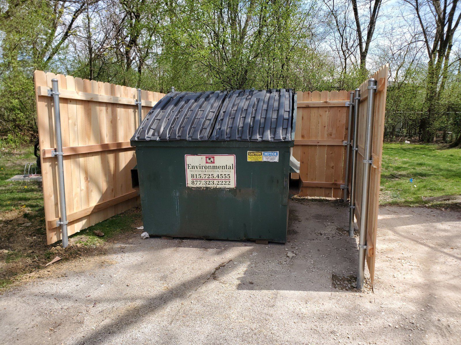 Dumpster Corrals, Dumpster Enclosures, Schaumburg IL