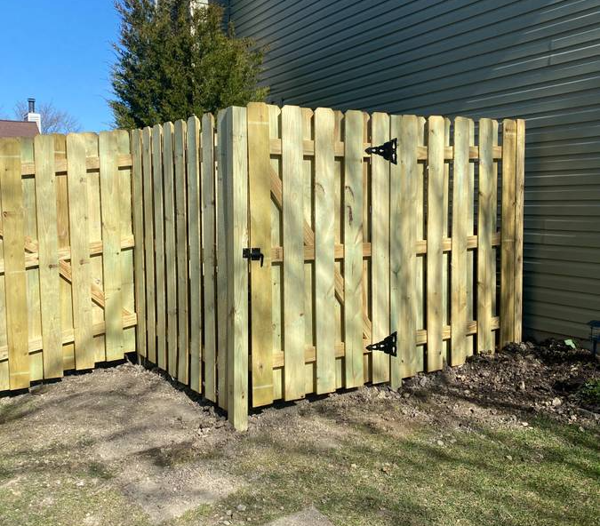 pressure treated pine fence installation schaumburg illinois