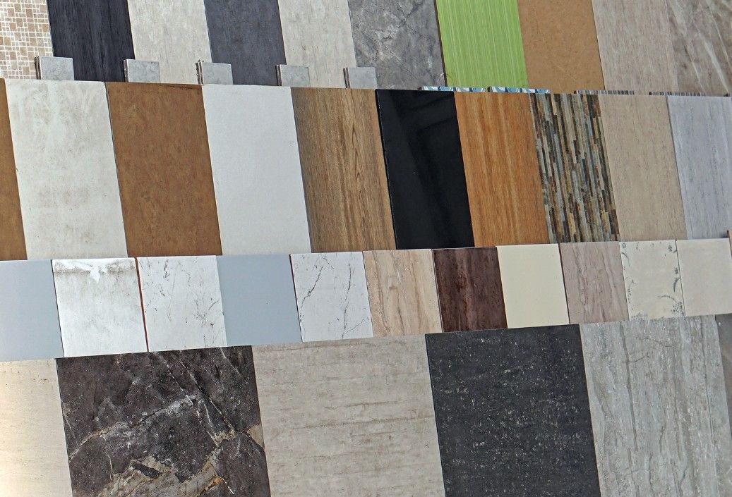 selection of ceramic tiles