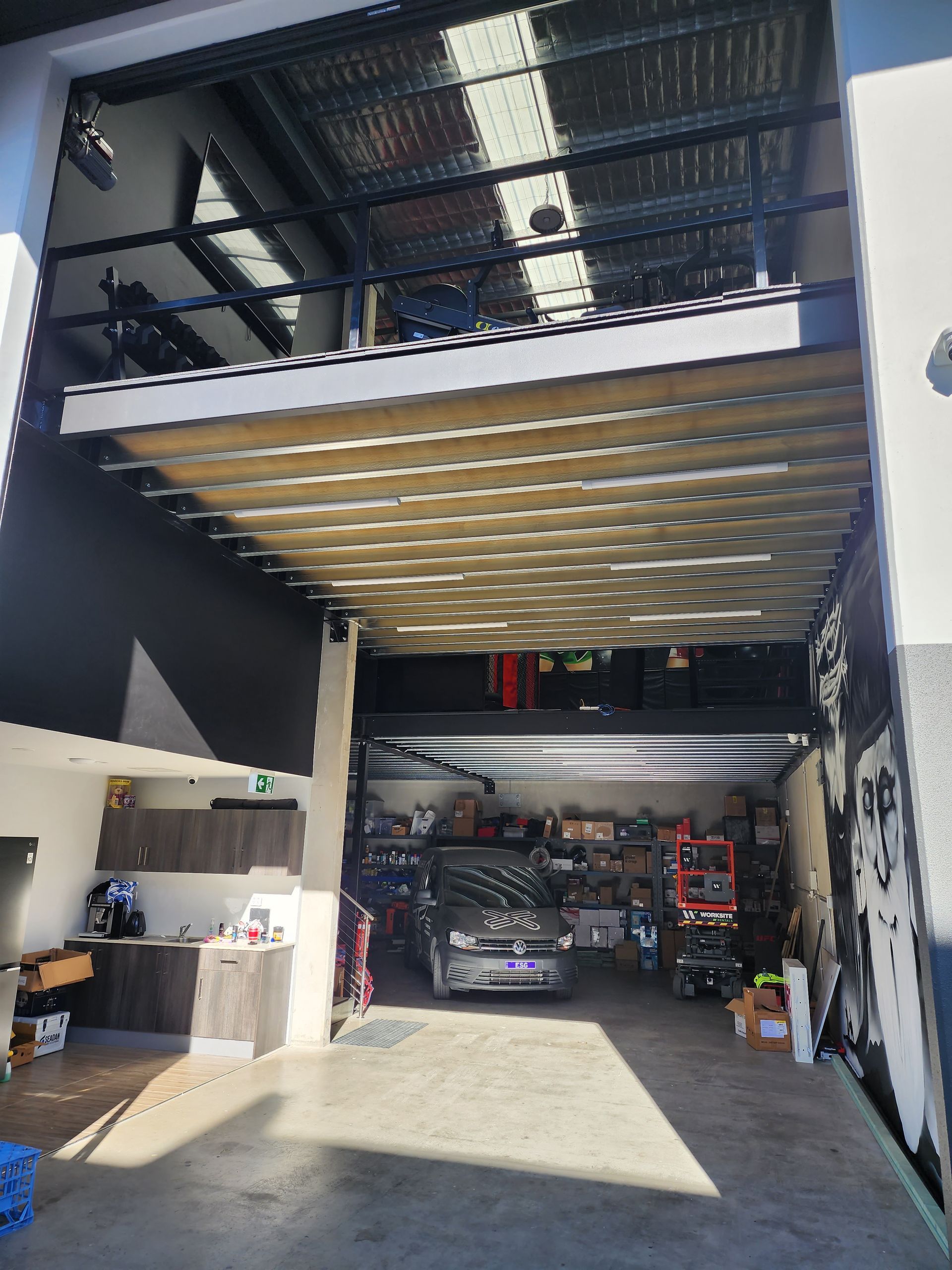 Room With A UFC Sign On The Wall - Moorebank, NSW - XS Racking Pty Ltd