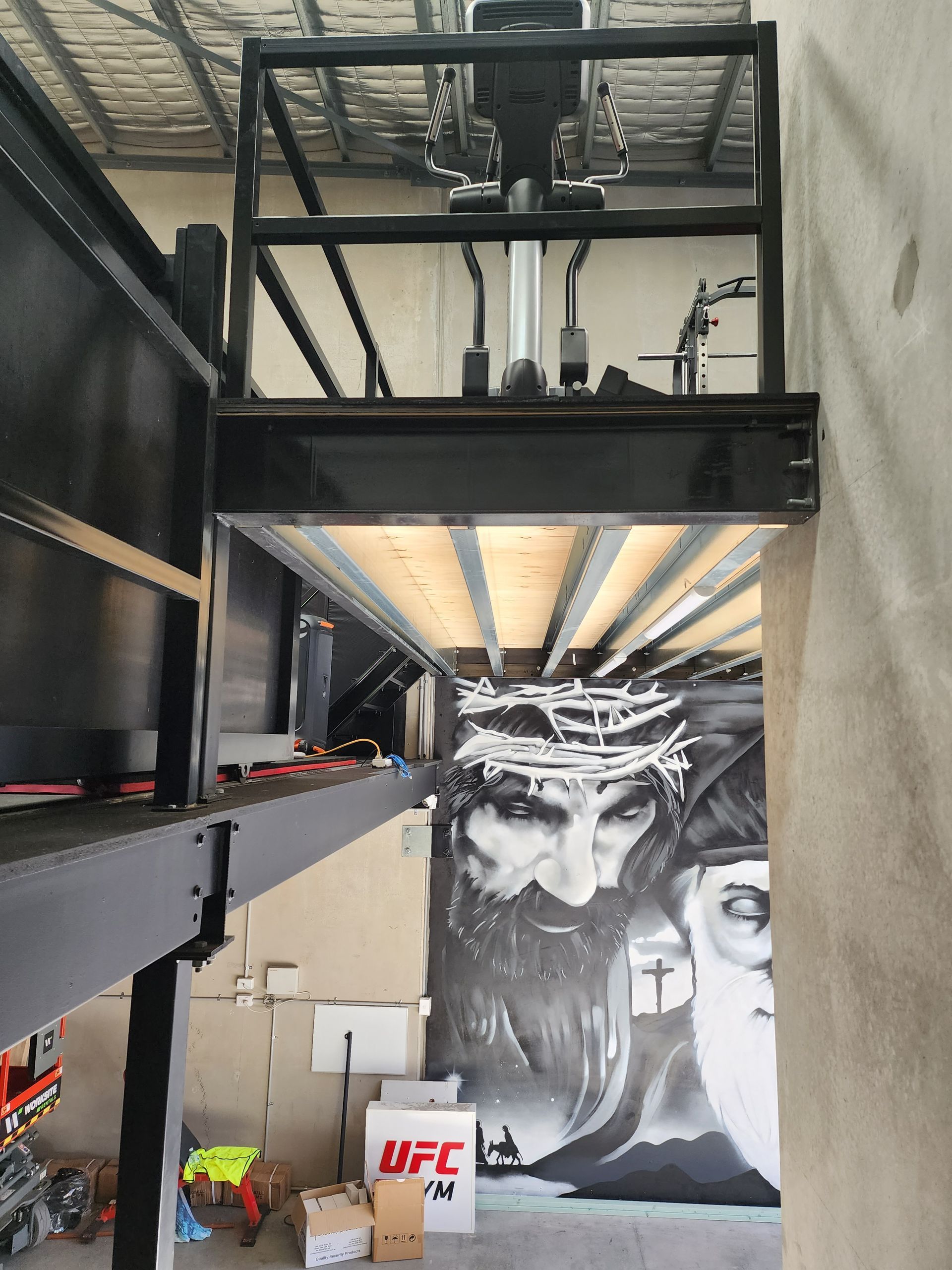 Garage With The Door Open - Moorebank, NSW - XS Racking Pty Ltd