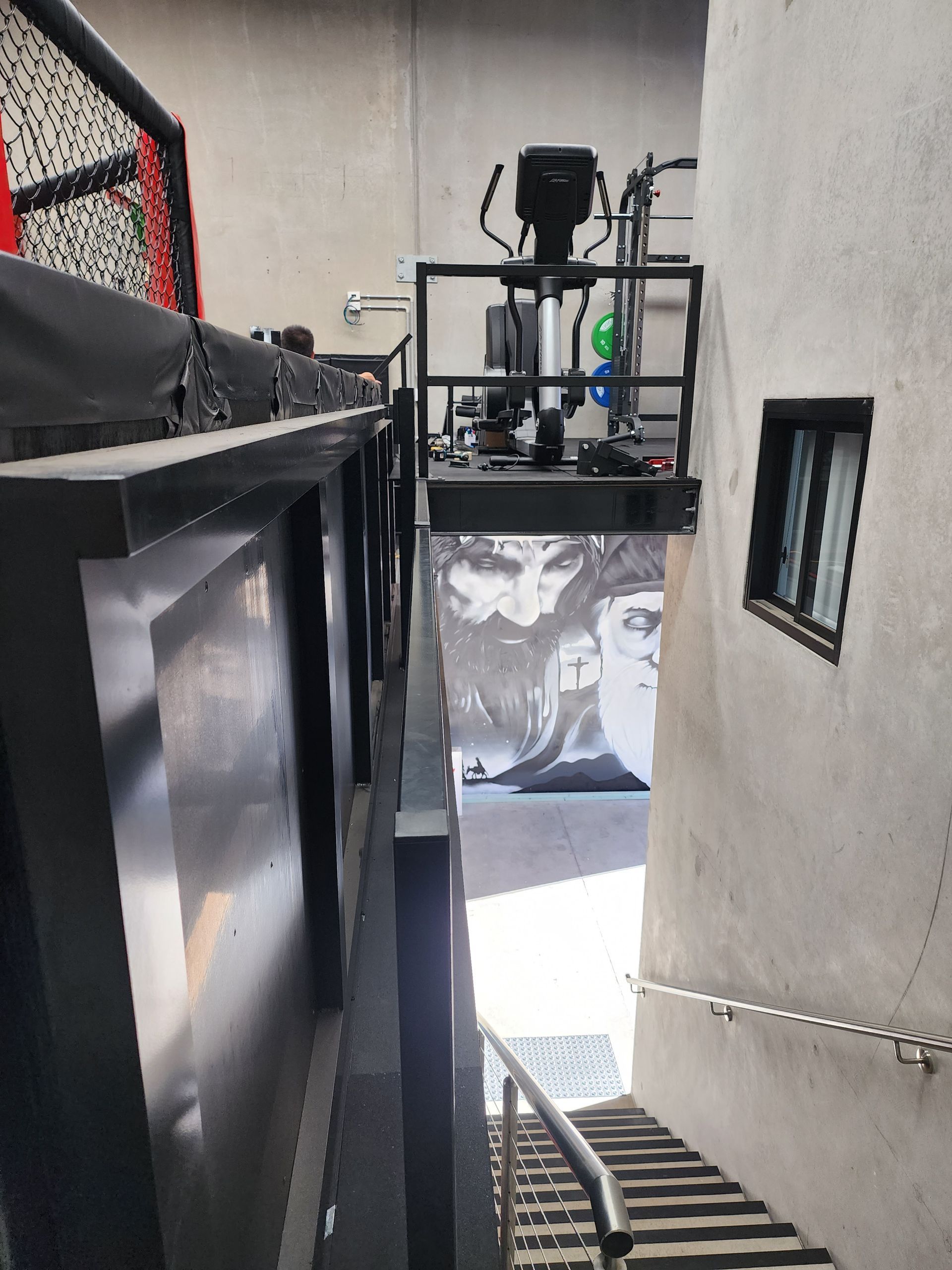 Staircase Leading Up With A Bicycle On Top - Moorebank, NSW - XS Racking Pty Ltd