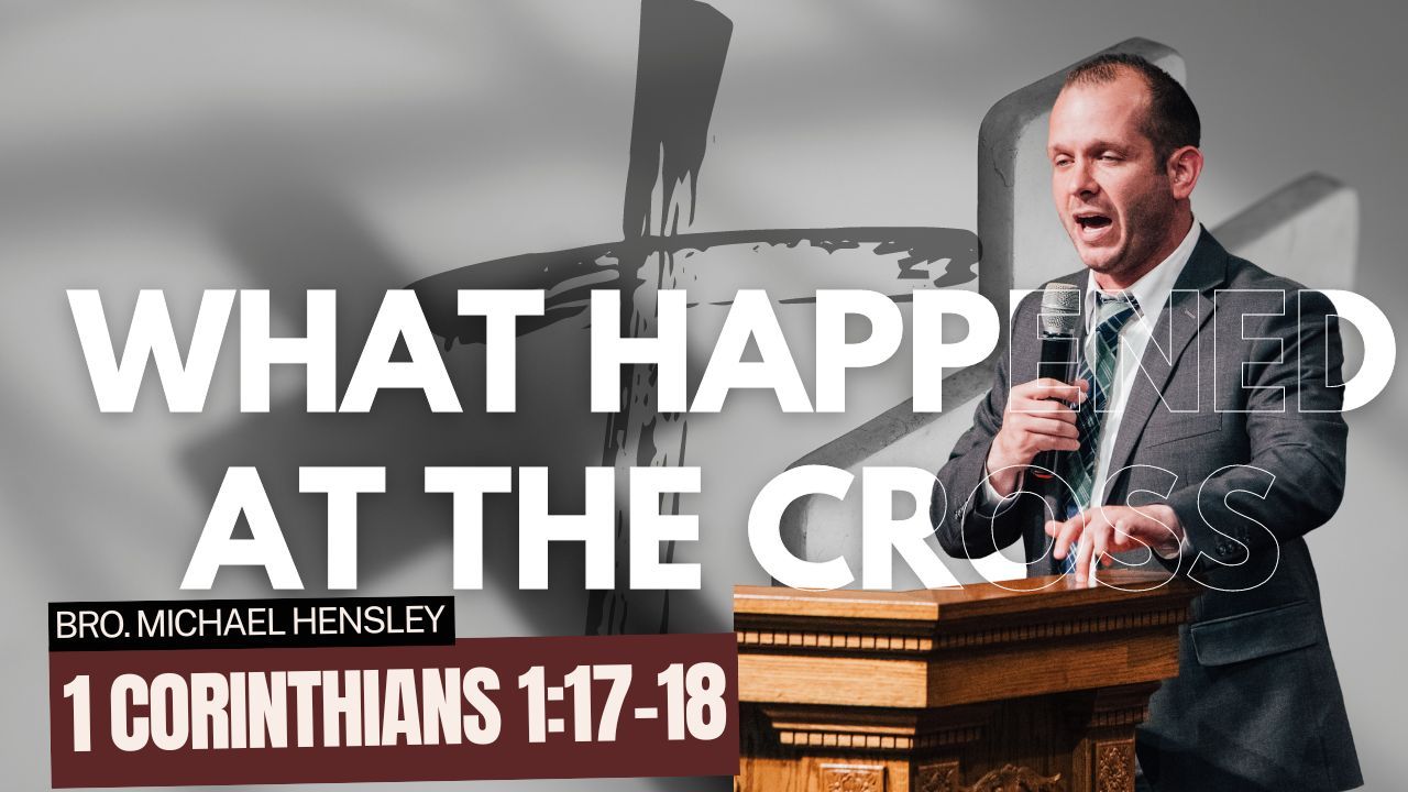 What Happened At The Cross