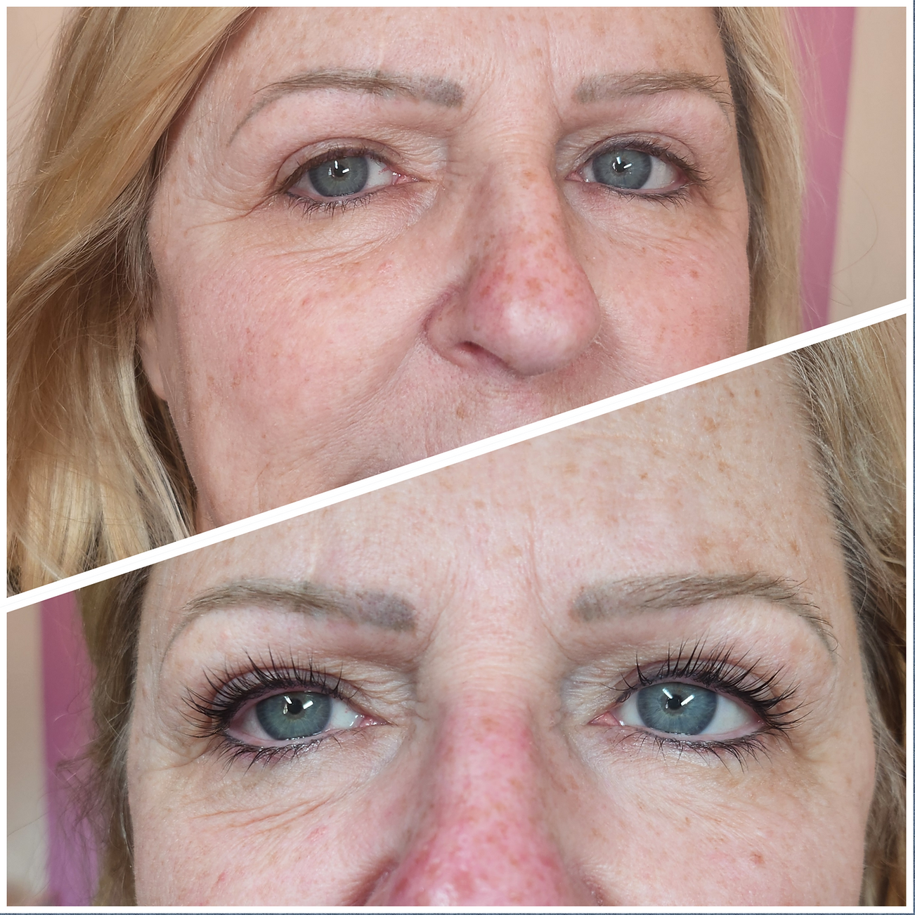 Before And After Eyelash Tint