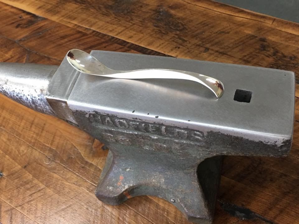 silver handle