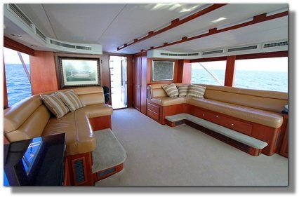 Comfortable interior lounge area