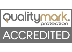The logo for qualitymark protection is accredited