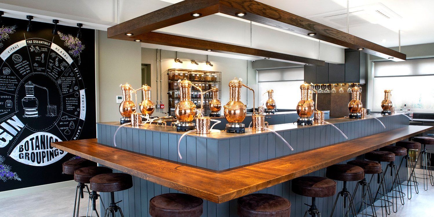 a bar within a restaurant