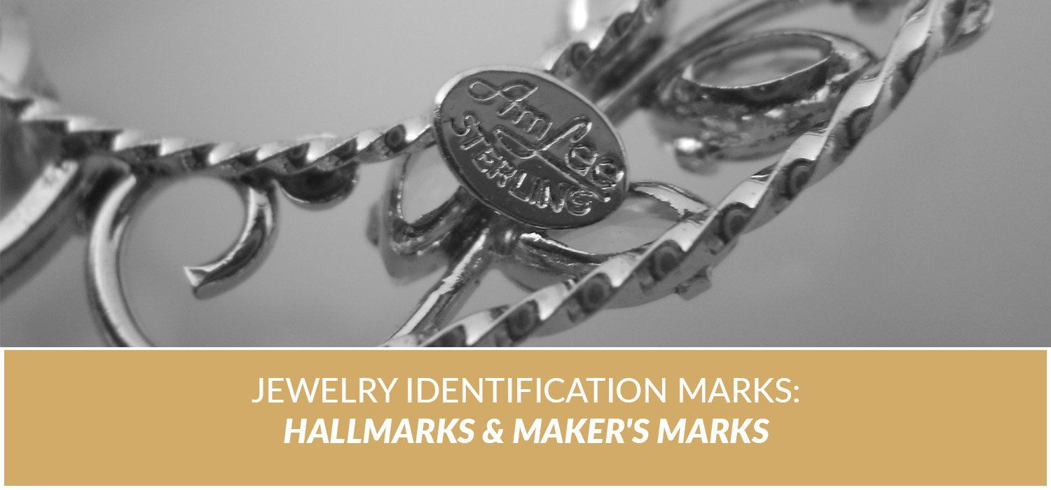Jewelry Identification Marks Hallmarks amp Maker s Marks