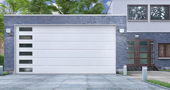 Garage Entrance With Sectional Doors — Crown Point, IN — Above All Overhead Door