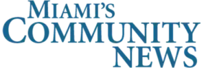Miami's Community News logo with blue text.
