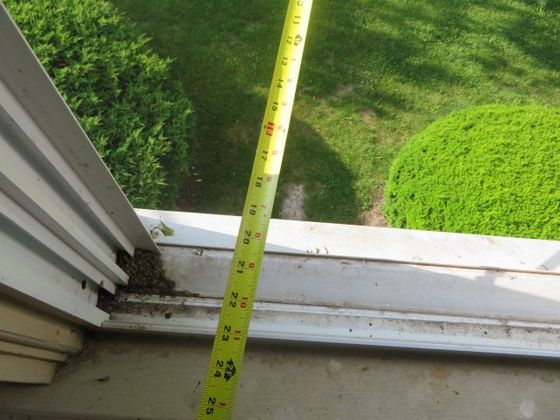 tape measure out window