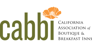 The logo for the california association of boutique and breakfast inns