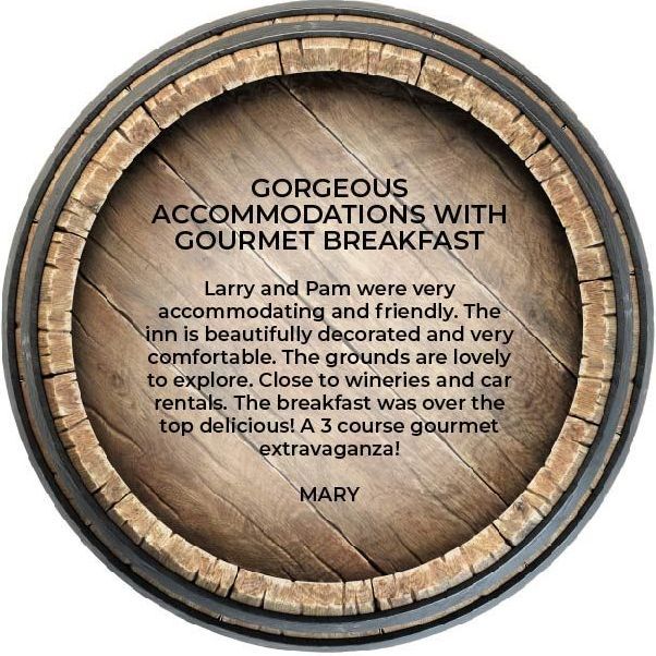 A wooden barrel with the words