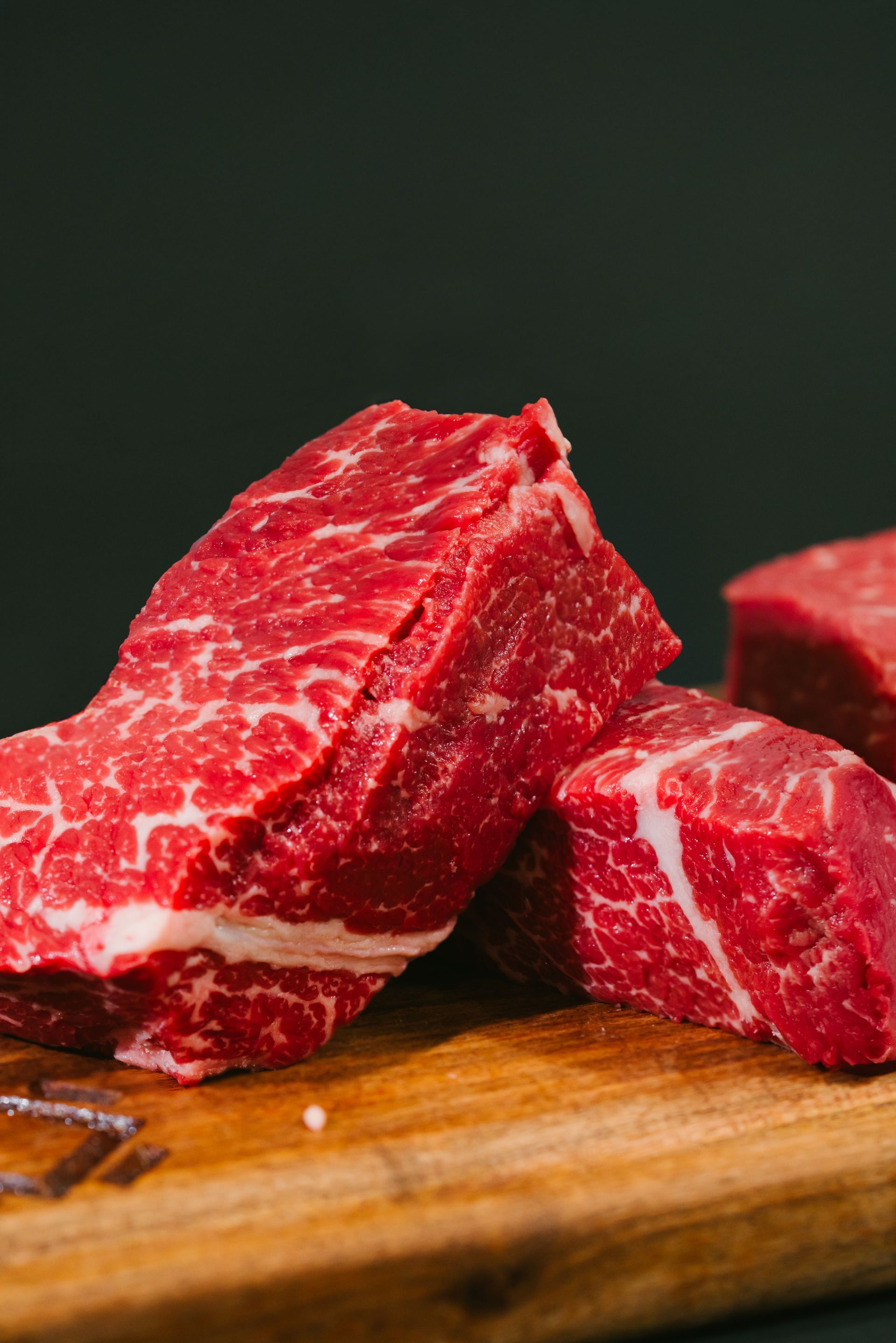 Houston Angus New York strip steak from Thomas Cattle