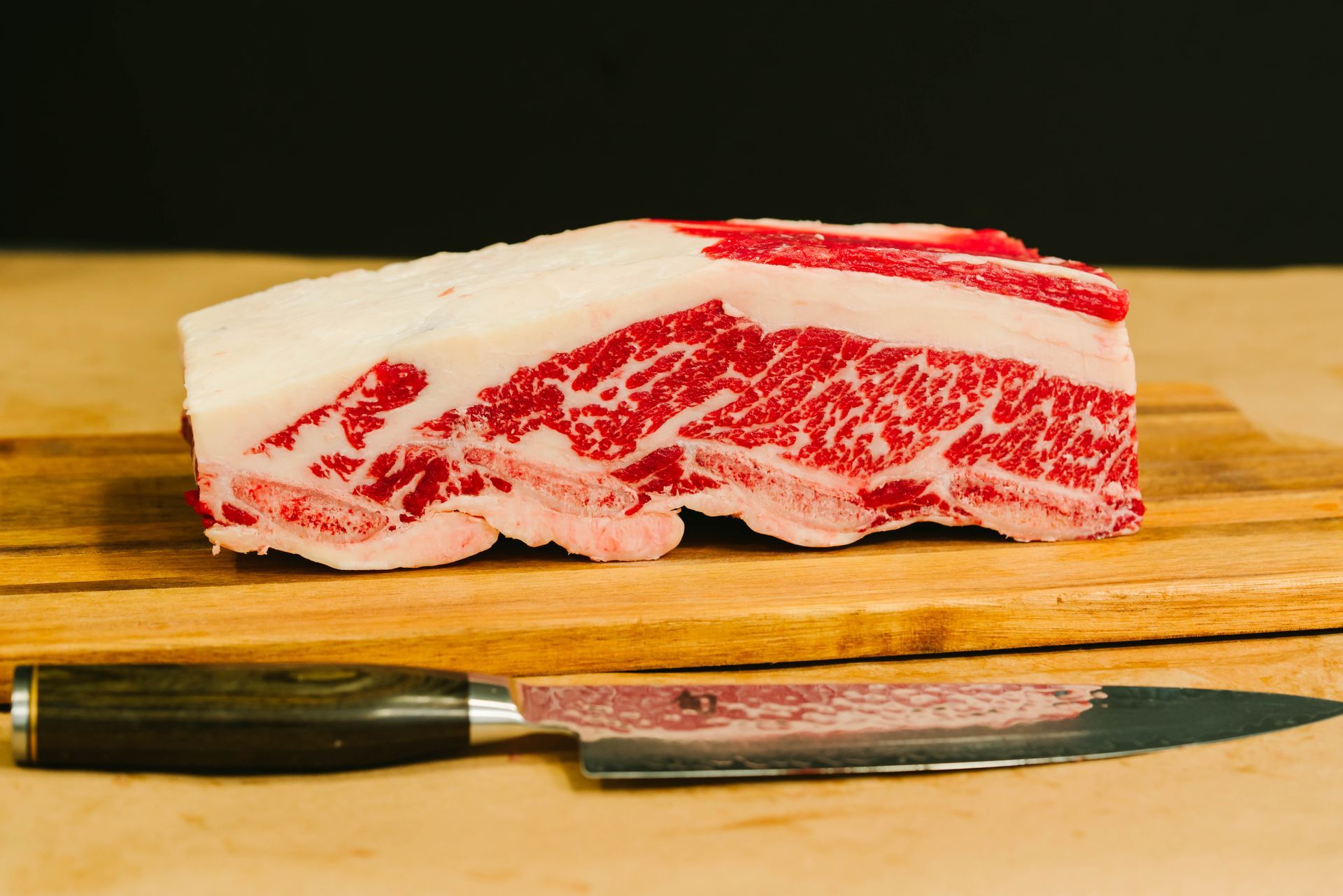 Premium Angus top sirloin Houston Texas butcher shop