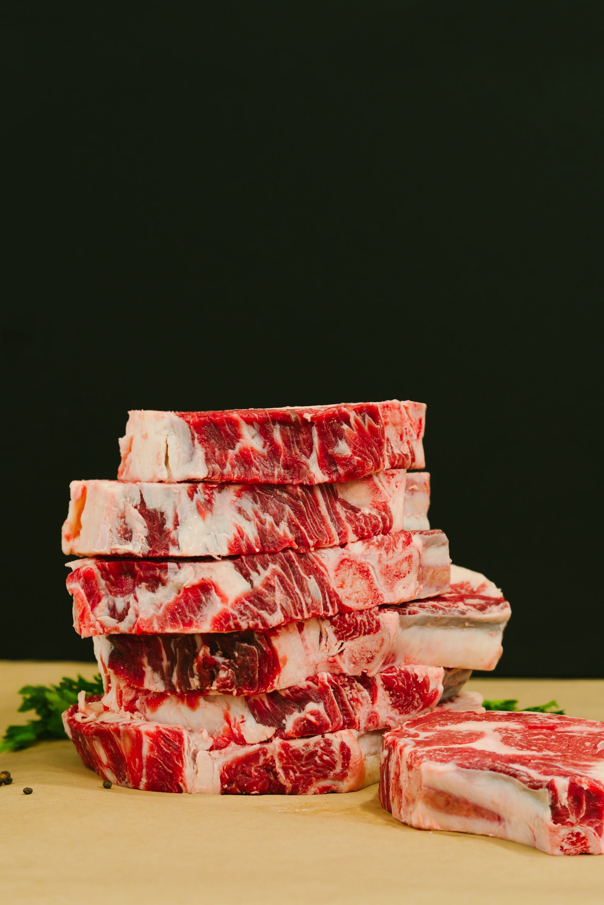 Houston Angus Delmonico steak premium beef pack