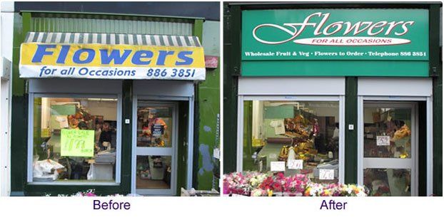 Aluminium door and windows painting