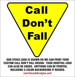 Call Don't Fall Logo