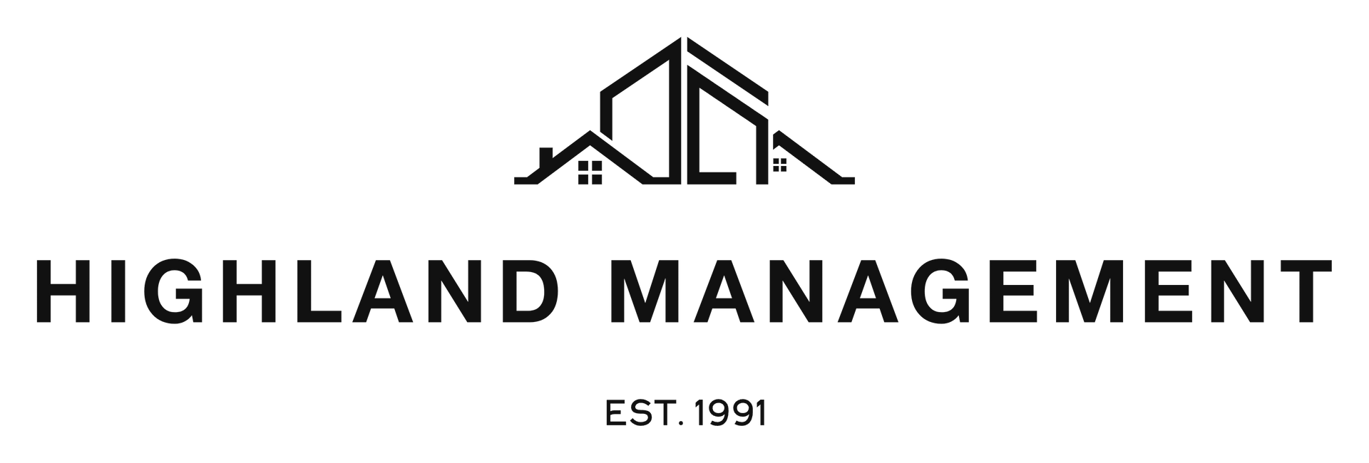 Highland Management logo with a stylized house graphic and 
