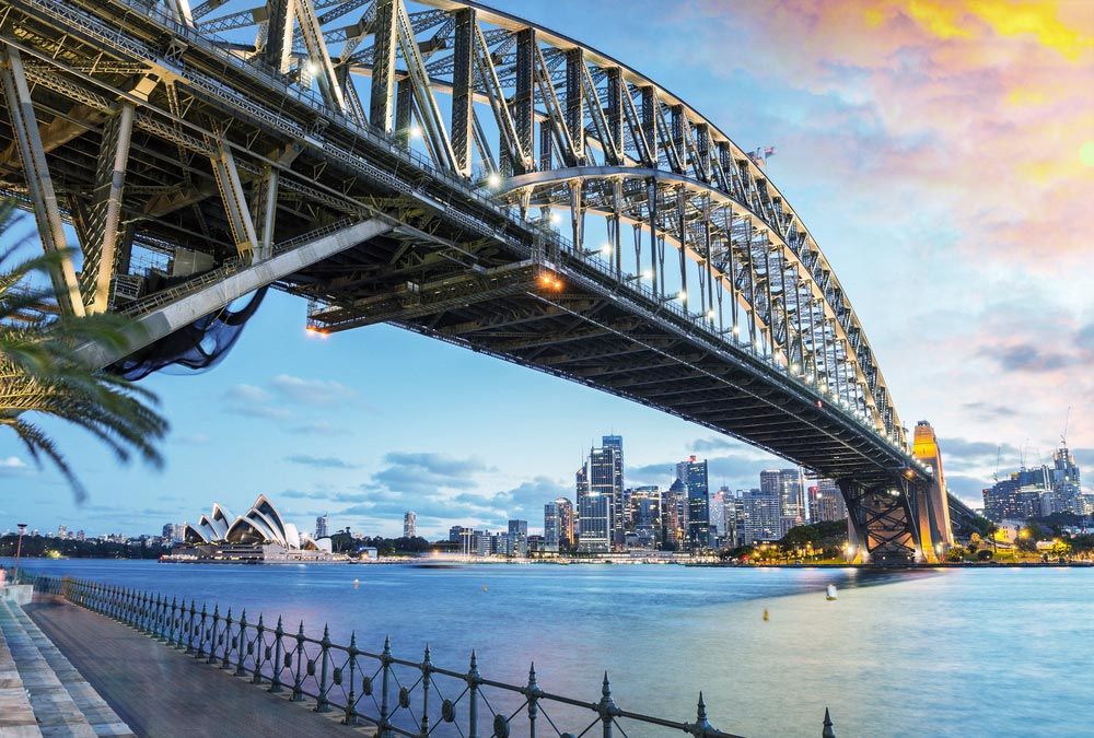 Amazing Skyline at Dusk in Sydney — Coach Trips in Lismore, NSW