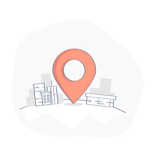 Geo Map Pin Drawing — Coaches in Grafton, NSW