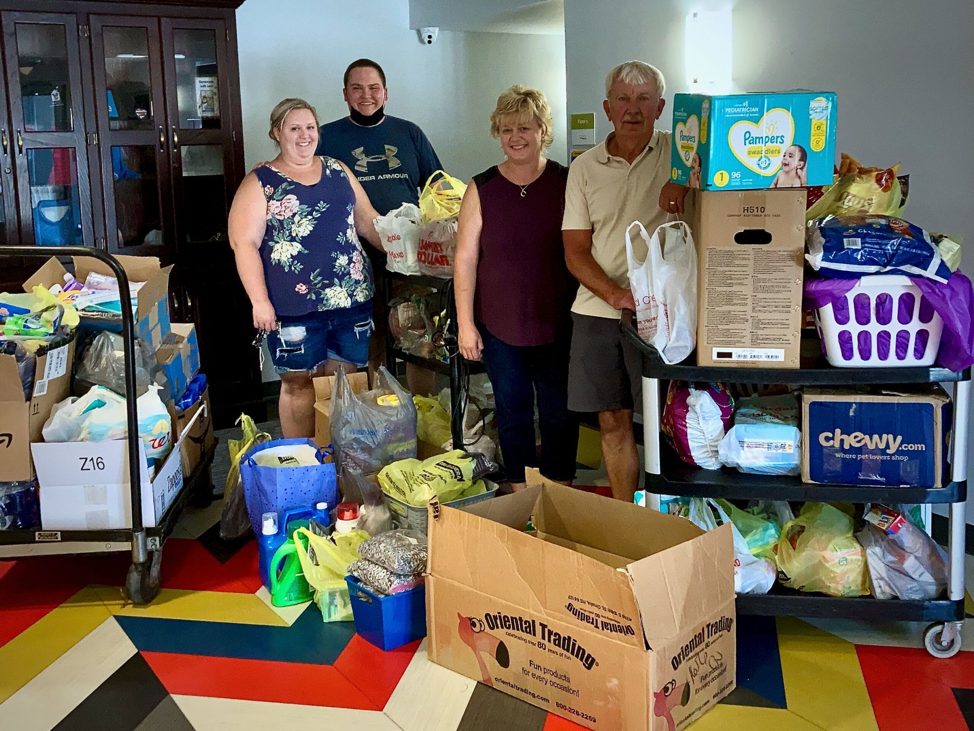 Donation drive supplies