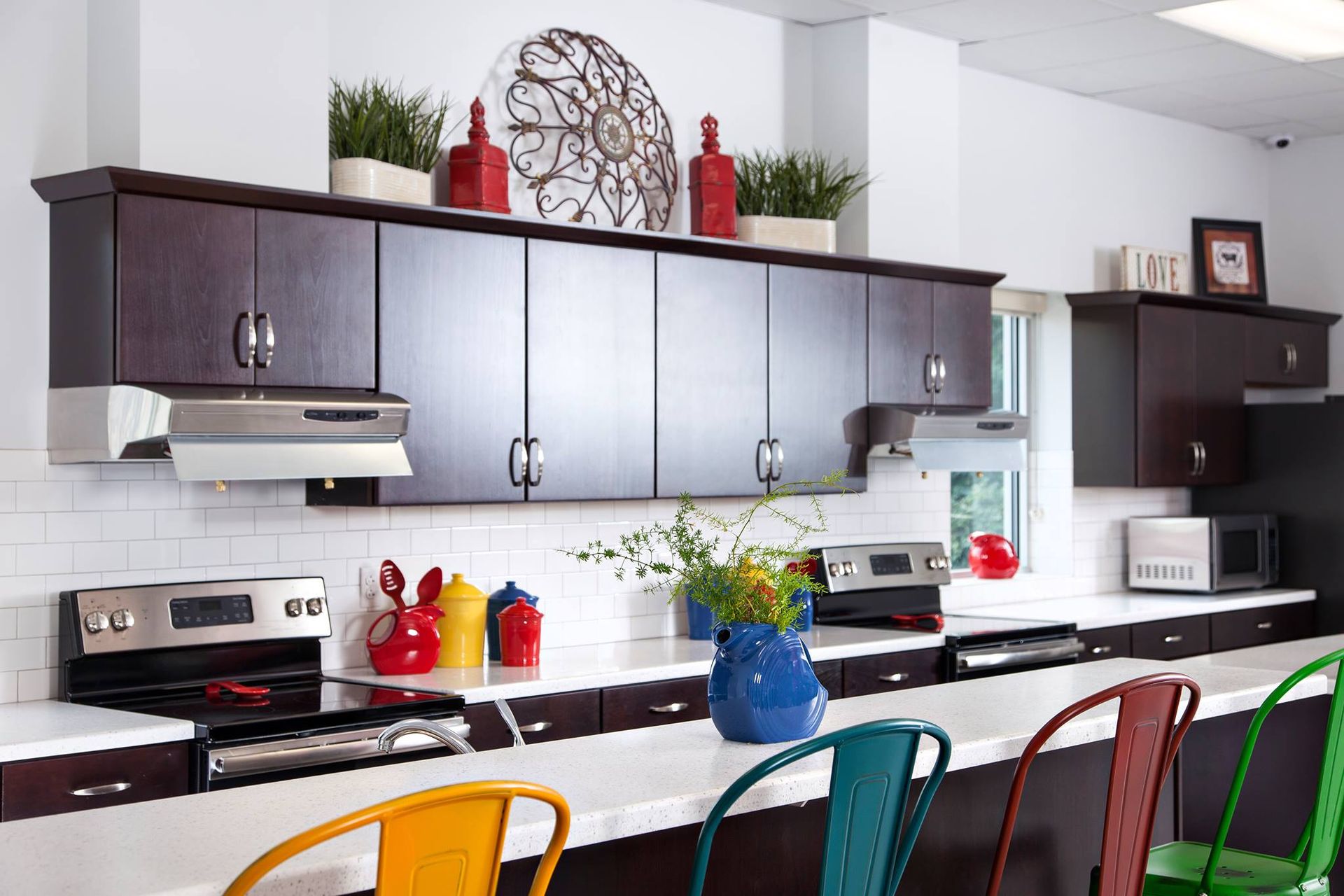 Kitchen and meals area