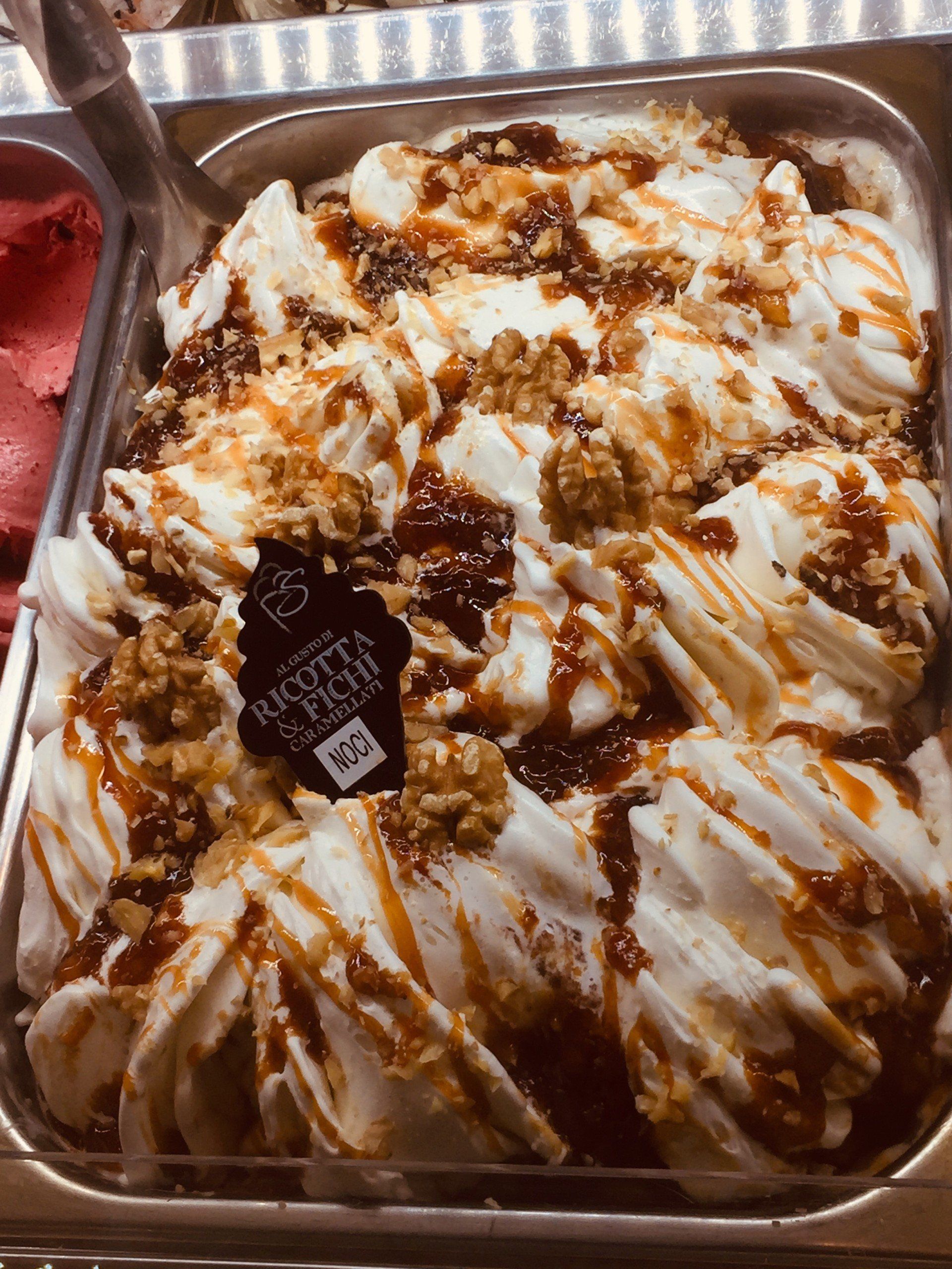 gelato ricotta e fichi