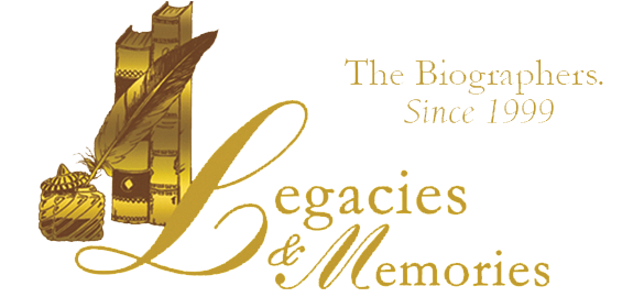 A logo for the biographers since 1999