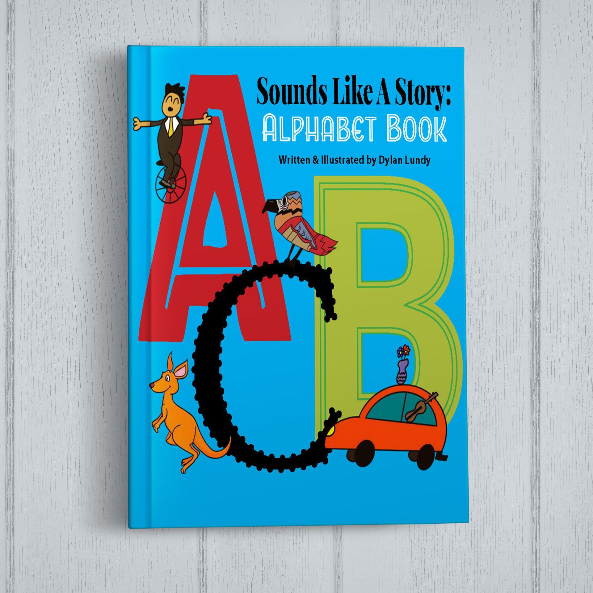 A book called sounds like a story alphabet book