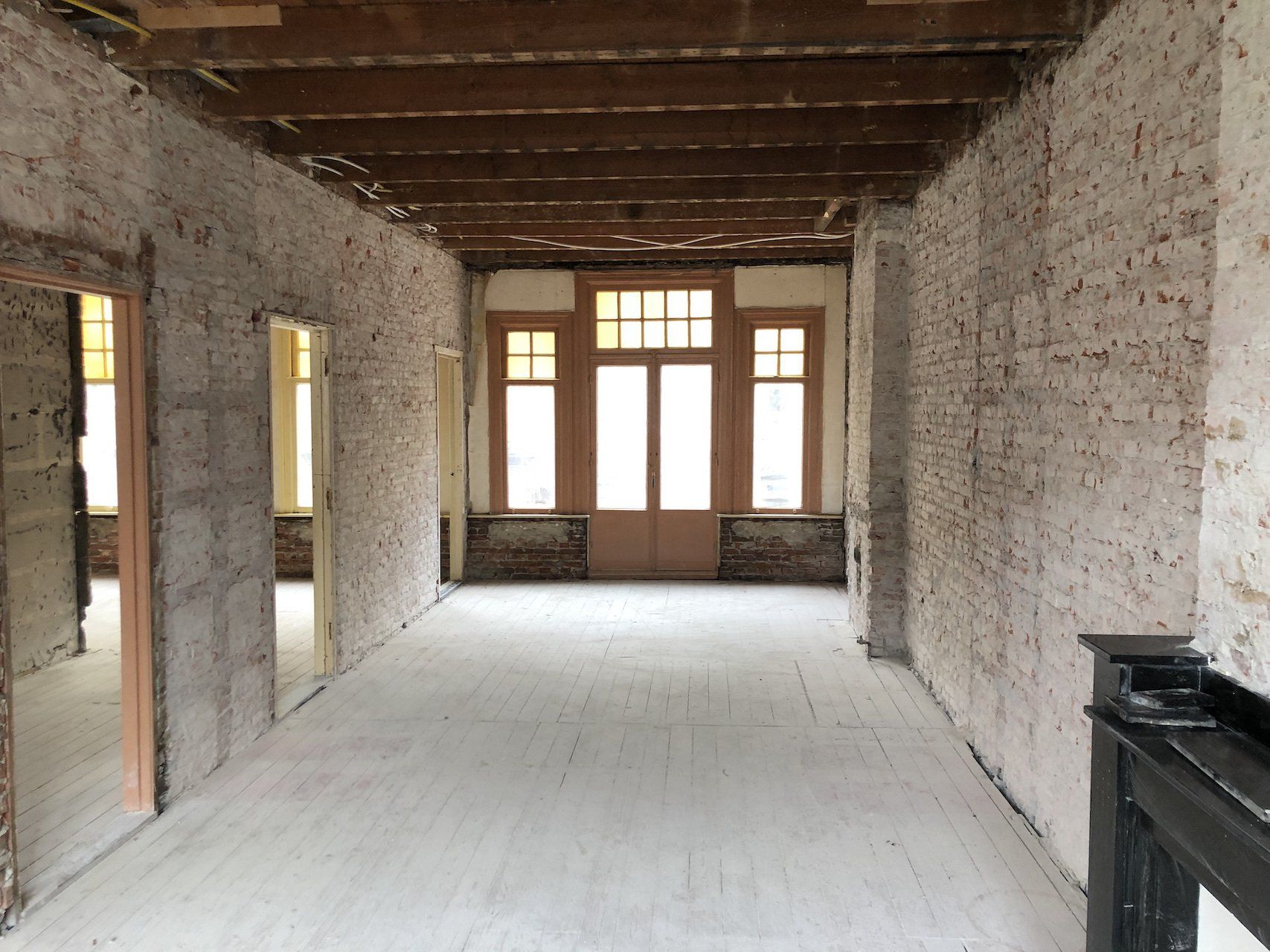 leeg appartement, ontruimd en gestript