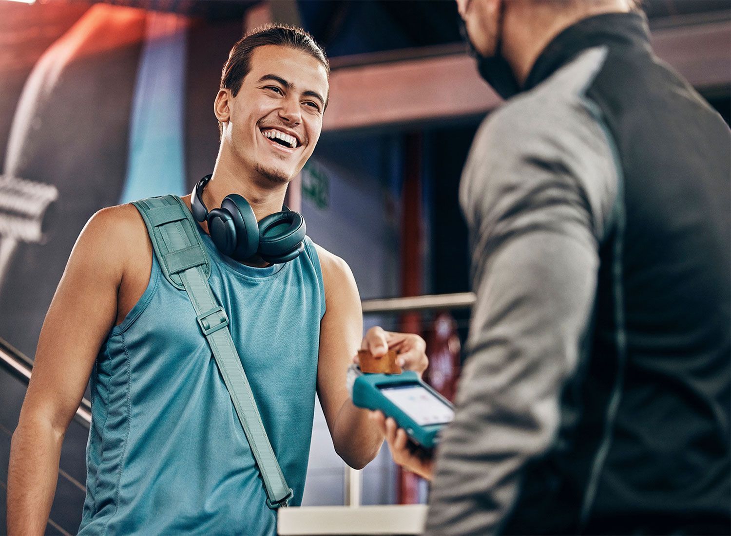 men-credit-card-machine-or-payment-in-gym-membership-personal-trainer-access-or-fitness-coaching