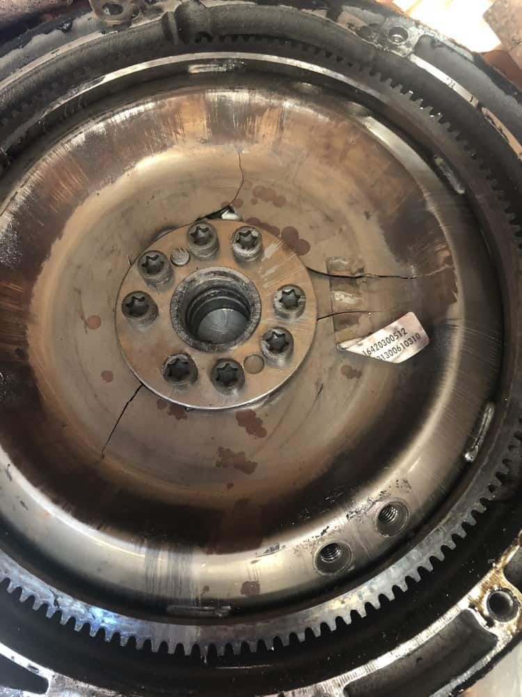 A Close Up of a Broken Clutch Disc on a Car — RK Diesel Services in Ciccone, NT
