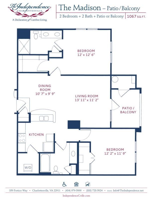 2 bedroom floorplan