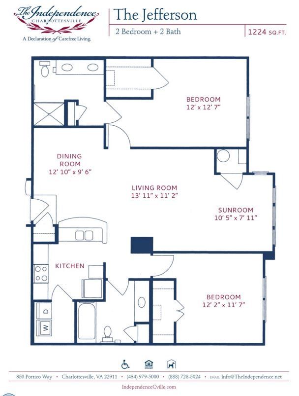 1 Bedroom Floorplan