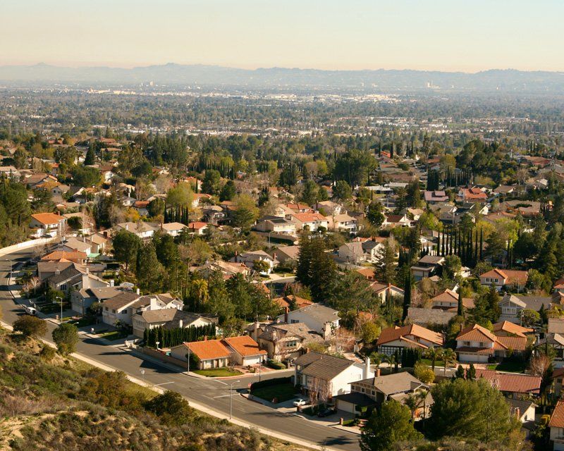 San Fernando Valley Bird's Eye View
