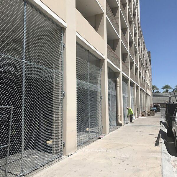 Garage Enclosure Fence At MGM - Fencing in Las Vegas, NV