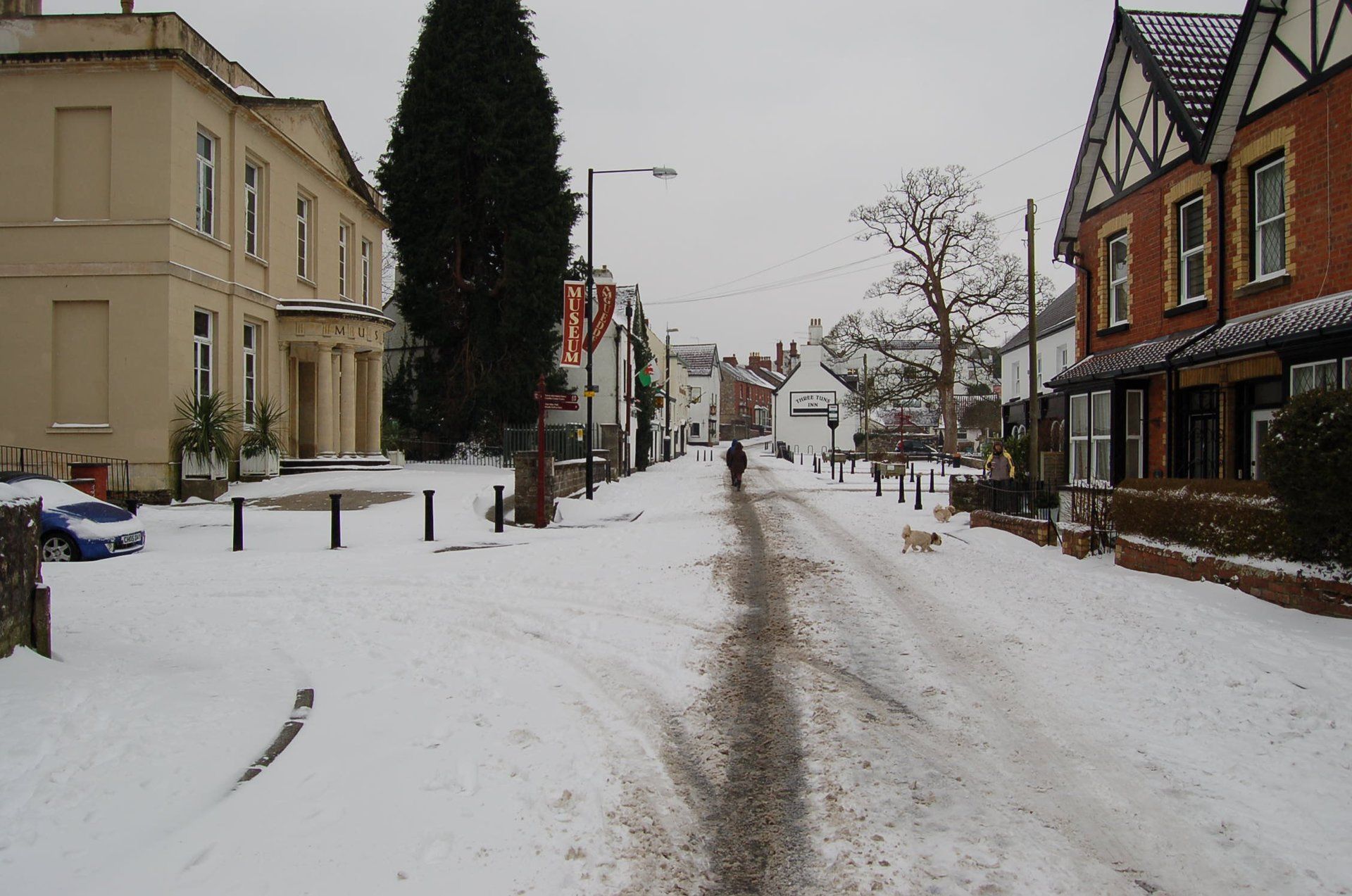 chepstow museum snowed in march 2018 bridge street