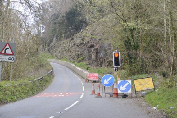 Tintern road closures still in place traffic lights Paul Easton Locksmiths