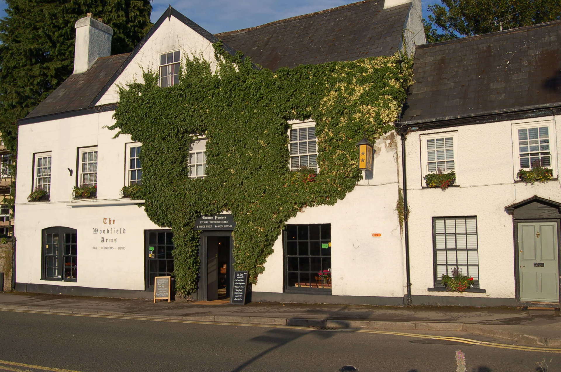 Woodfield Arms One of Chepstows oldest pubs protected by a Yale keyless entry lock fitted by Paul Easton Locksmiths