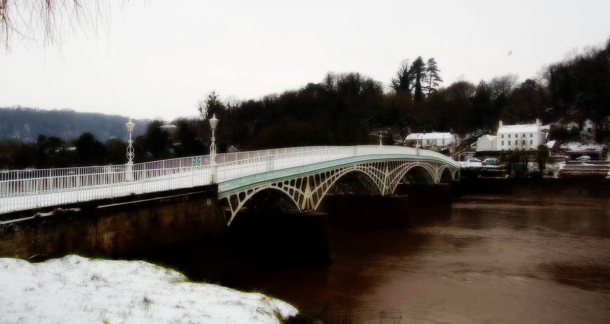 The old Wye Bridge Chepstow Paul Easton Locksmiths