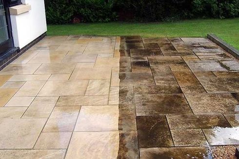 driveway and patio pressure washing cleaning services