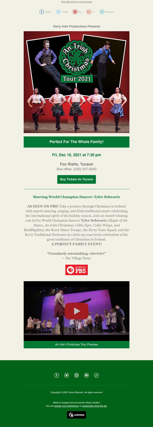 An Irish Christmas Eblast