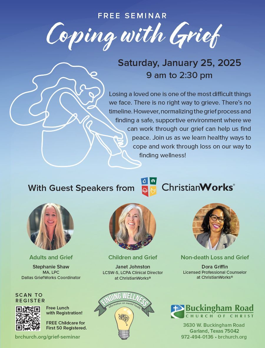 Grief Seminar Flyer