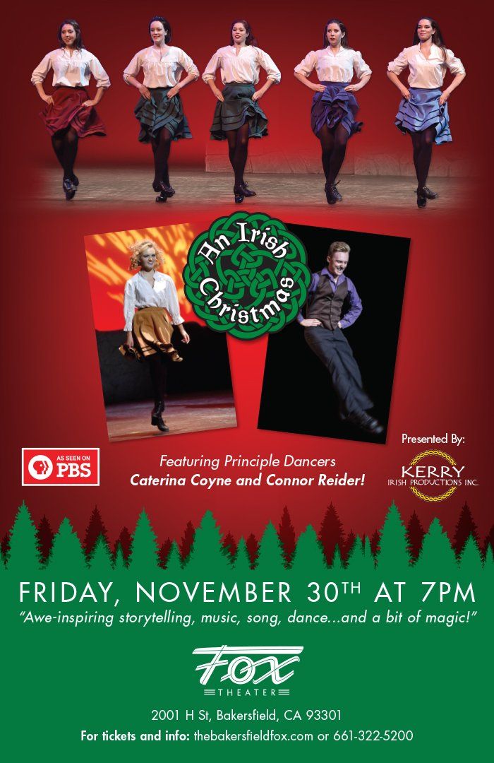 Poster design for An Irish Christmas event