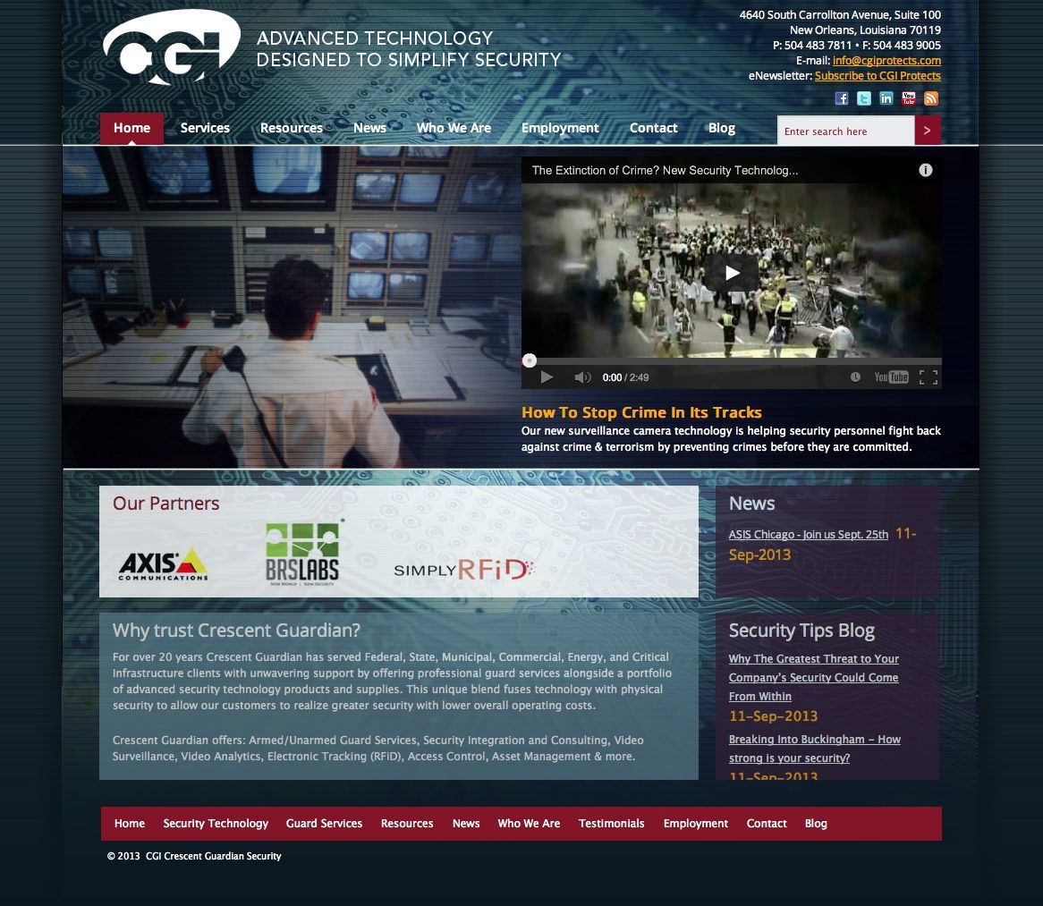 CGI Protects Website