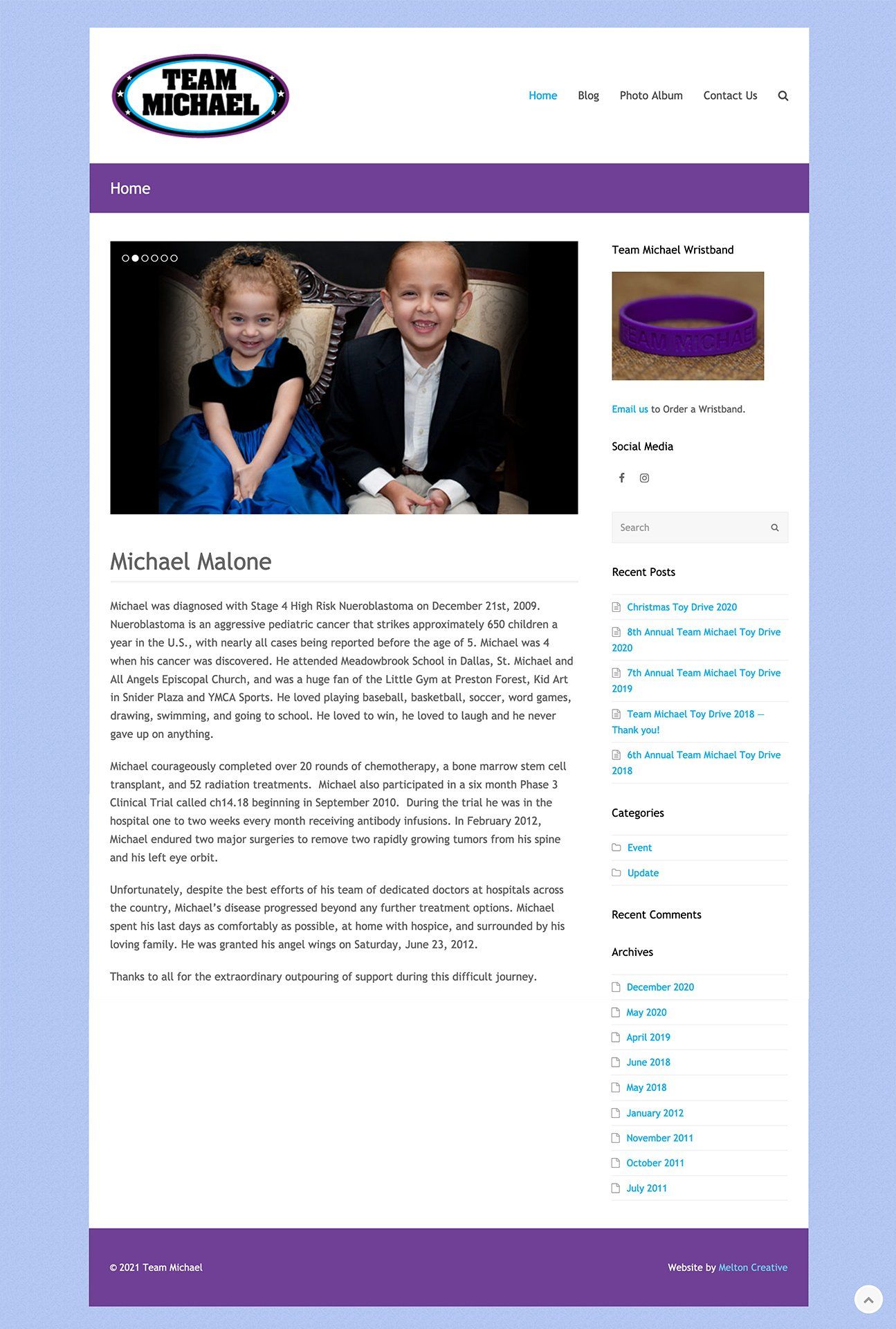 Team Michael Website