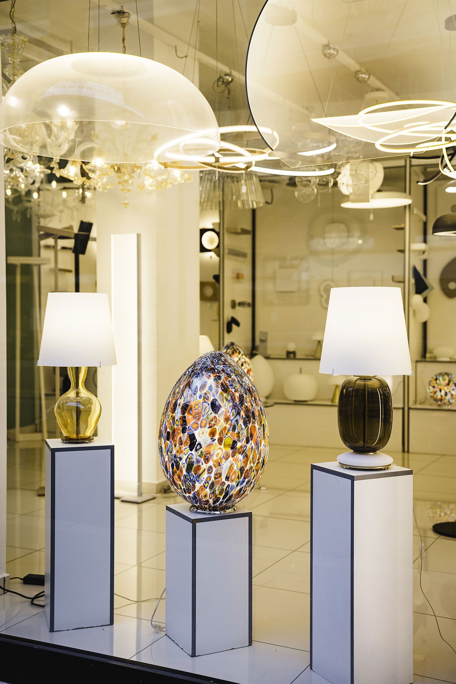 showroom lampadari, MGG Milano
