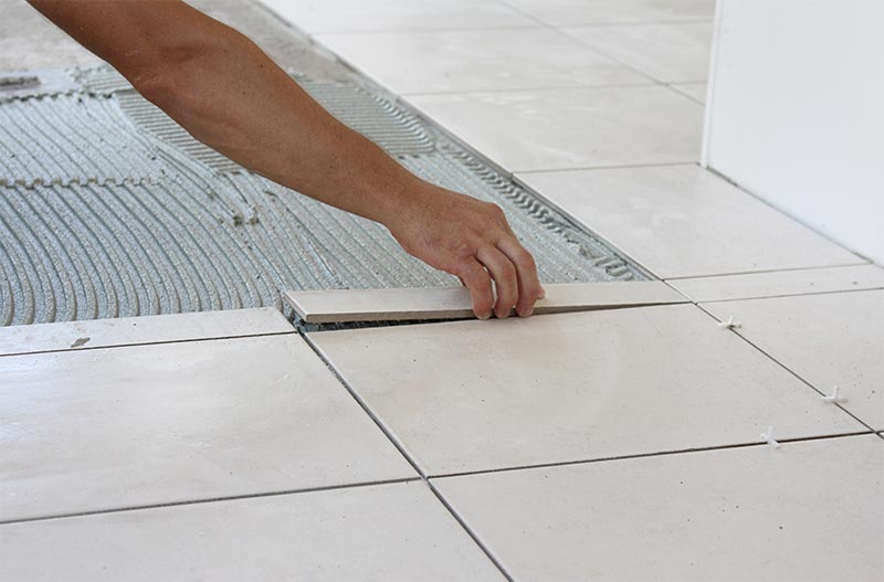 Rockhampton Tiler Hand Laying Floor Tiles
